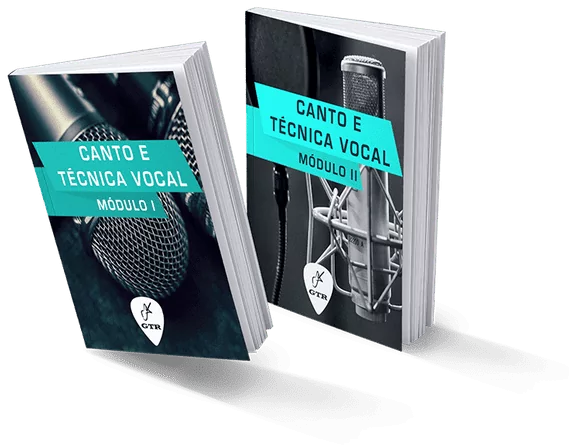 Material visual do bônus Apostilas de Canto e Técnica Vocal do Instituto GTR